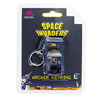 Keychain in resin and pvc Videogame Arcade Space Invaders