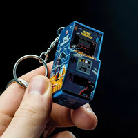 Keychain in resin and pvc Videogame Arcade Space Invaders