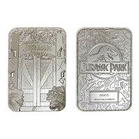 Jurassic Park Limited Edition Parkeingangsbarren aus Metall