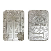 Jurassic Park Limited Edition metal park entrance ingot