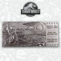 Replica biglietto ticket Jurassic World Mosasaurus