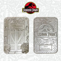 Jurassic Park Limited Edition Parkeingangsbarren aus Metall