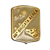 Spilla in metallo smaltato 46° Brigata Aerea Aeronautica Militare