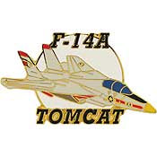 Spilla in metallo smaltato aereo Grumman F-14 Tomcat U.S. Air Force