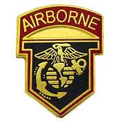 101st Airborne Division US Army Enamel Metal Brooch