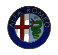 Anstecknadel aus emailliertem Metall von Alfa Romeo