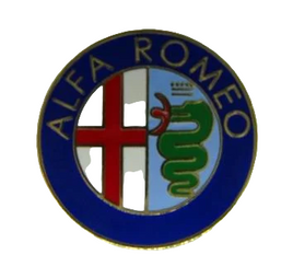 Alfa Romeo enameled metal pin