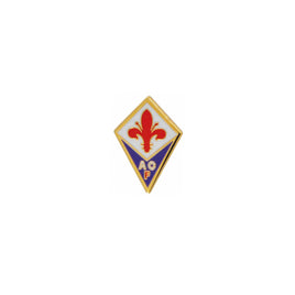 Spilla Pulce in metallo smaltato Fiorentina Calcio