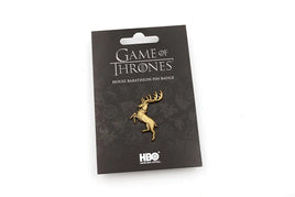 House Baratheon Game of Thrones enameled metal brooch