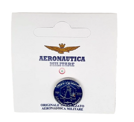 Flohbrosche aus emailliertem Metall Virgo Lauretana Aeronautica Militare