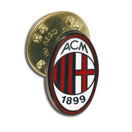 Spilla Pulce in metallo smaltato Milan 1889 Calcio