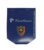 Flea brooch in enamelled metal Golden Flame Carabinieri