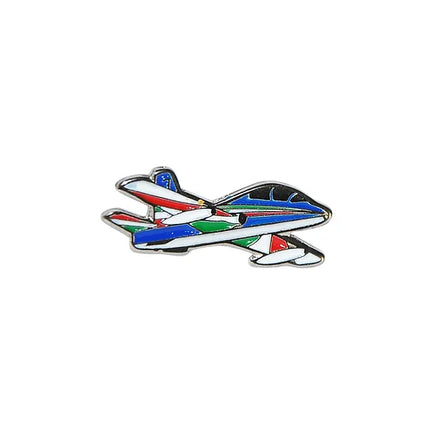 Spilla pulce in metallo smaltato PAN MB339 Frecce Tricolori Aeronautica Militare