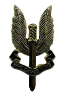 Brooch in enamelled metal British special departments SAS Police