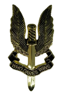 Brosche aus emailliertem Metall Britische Sonderabteilungen SAS Police