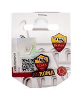 Flohbrosche aus emailliertem Metall Roma Calcio Lupa