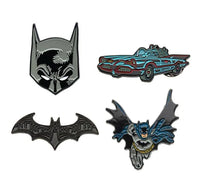 Set aus 4 emaillierten Metallstiften in limitierter Auflage von Batman