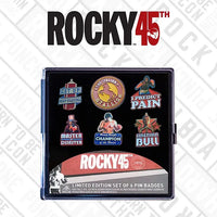 Set 6 Spille in metallo smaltato 45° Anniversario Rocky Limited Edition