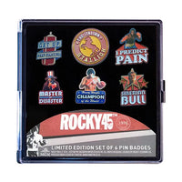 Set 6 Spille in metallo smaltato 45° Anniversario Rocky Limited Edition