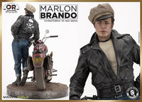 Preorder Marlon Brando Statue with Triumph Old &amp; Rare 1/6
