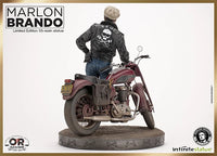 Preorder Marlon Brando Statue with Triumph Old &amp; Rare 1/6