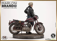 Preorder Marlon Brando Statue with Triumph Old &amp; Rare 1/6