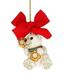 Figurine Thun Teddy Bear Paul Christmas Decoration Line A Happy Thought
