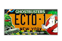 Replica Targa Ecto1 Ghostbusters License Plate