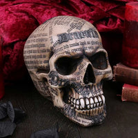 Gothic Dracula Bram Stoker Skull Statue
